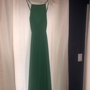 Emerald green maxi